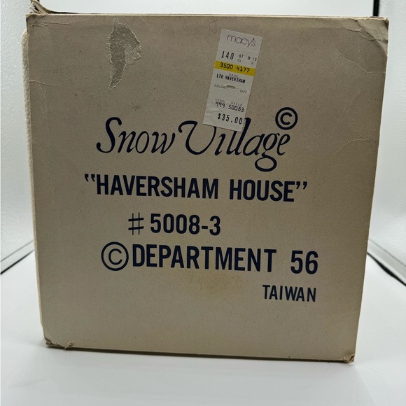 Department 56 the Original Snow Village Haversham House - Picture 12 of 12